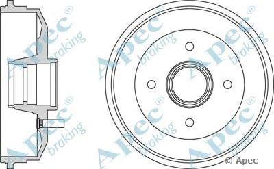 APEC BRAKING drm9153 -  Тормозной барабан
